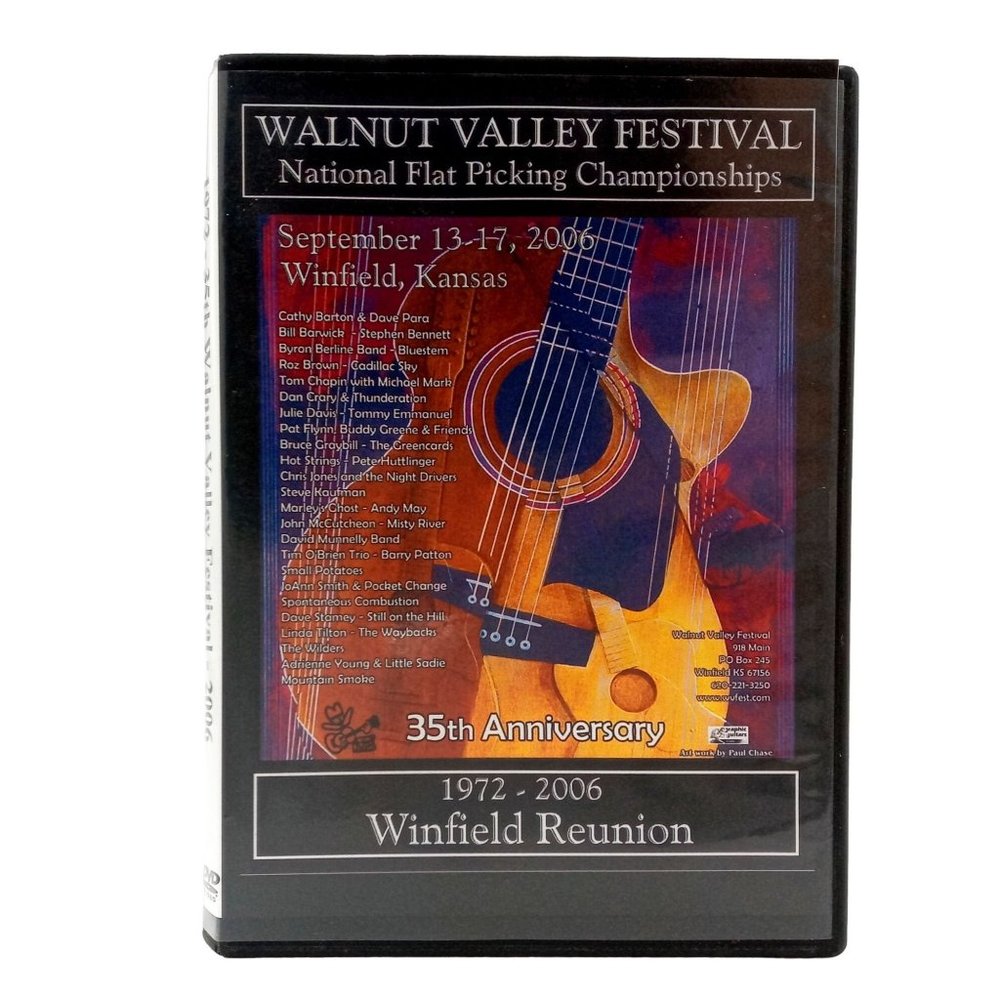 Walnut Valley Bluegrass Festival 2006 DVD 35th Anniversary Winfield Kansas KS